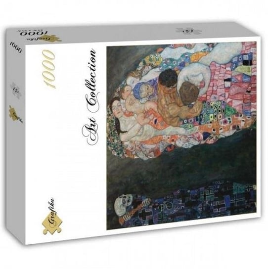 Grafika, puzzle, Życie i śmierć Gustav Klimt, 1000, el. Grafika