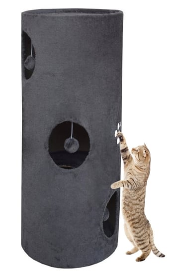 Grafitowy drapak tunel dla kota 100 cm BB-Shop