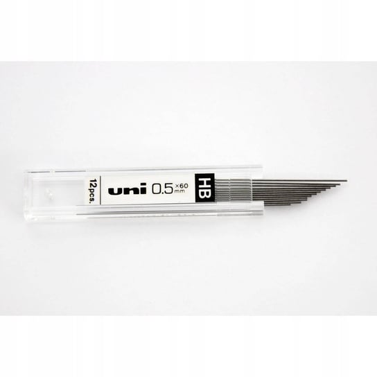 Grafity do ołówków UNI 0,5mm HB 12szt Uni