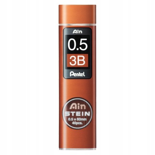 Grafity Ołówkowe Ain Stein 40 Szt 0,5Mm 3B Pentel Pentel