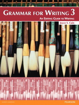 Grammar for Writing 3 Cain Joyce S.