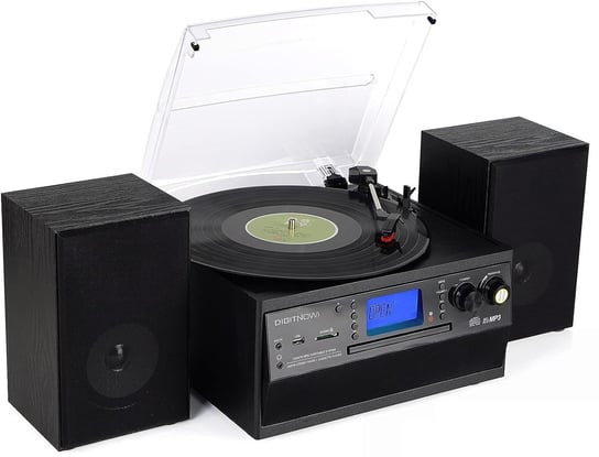 Gramofon M504 Głośniki Bluetooth CD USB /DIGITNOW Inna marka
