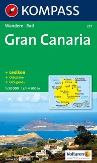 Gran Canaria. Mapa turystyczna 1:50 000 Wydawnictwo Kartograficzne Kompas