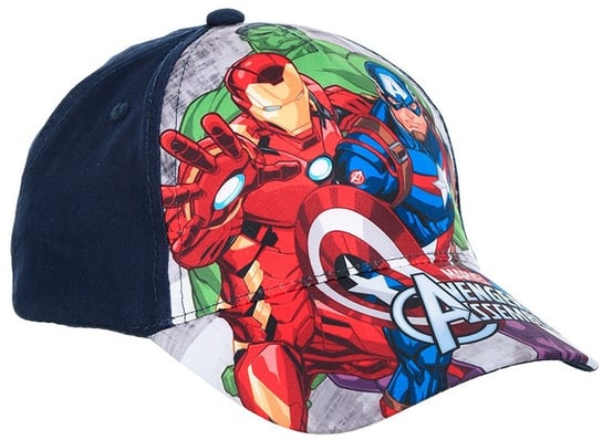 Granatowa czapka dla chłopca na licencji Marvel Avengers Avengers