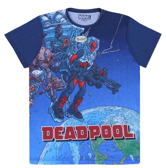 Granatowa koszulka Deadpool MARVEL Marvel