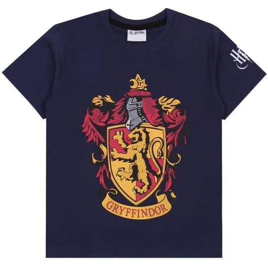 Granatowa Koszulka Z Krótkimi Rękawkami Gryffindor Harry Potter Harry Potter