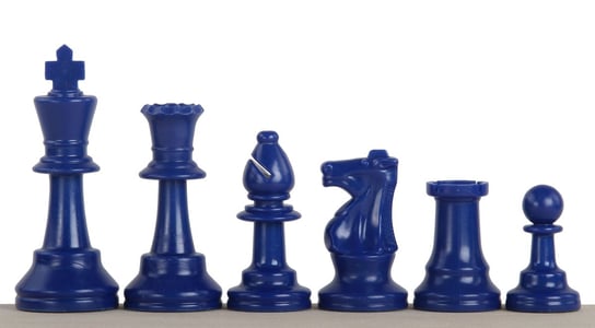 Granatowe bierki szachowe nr 6 Sunrise Chess & Games