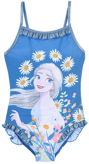 Granatowy, jednoczęściowy strój kąpielowy dla dziewczynki Disney Frozen - Elsa Disney