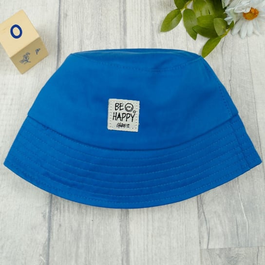 Granatowy Kapelusz Bucket Hat Be Happy Czapka Z Daszkiem Lato be Snazzy