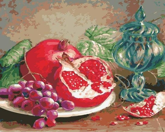 Granaty i winogrona - Malowanie po numerach 50x40 cm ArtOnly