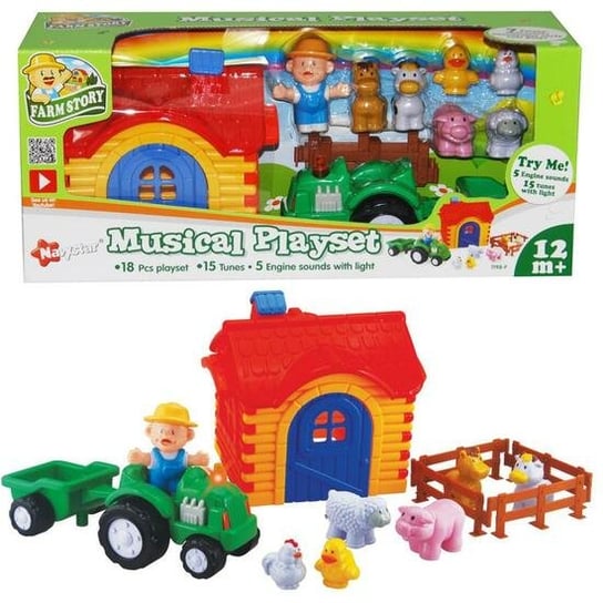 GRANJA MUSICAL C/TRACTOR Y FIGURAS Inna marka