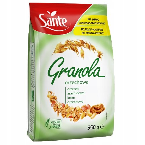 Granola orzechowa 350g Malinowe