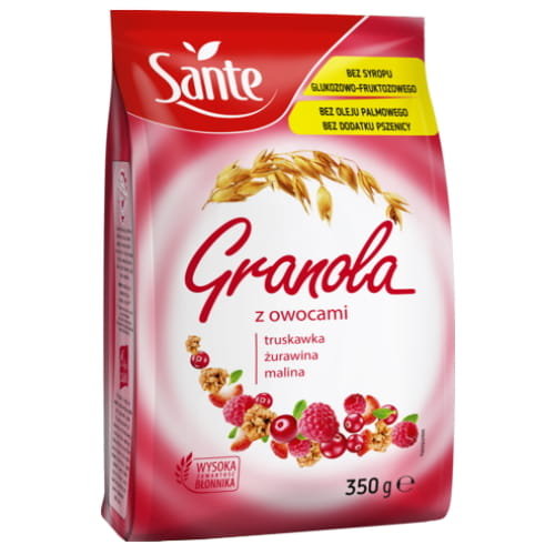 Granola owocowa 350g Sante