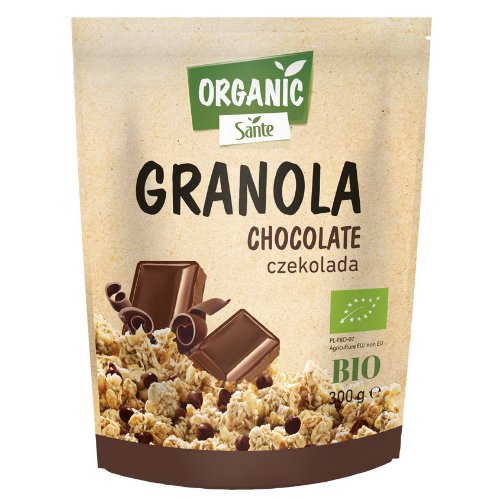 Granola sante organic z czekoladą 300g Sante