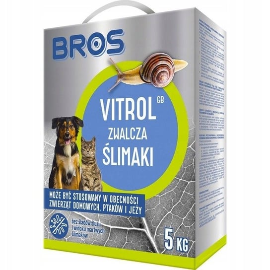 Granulat na Ślimaki Vitrol GB 5 Bros skuteczny środek bezpieczny dla zwierząt BROS