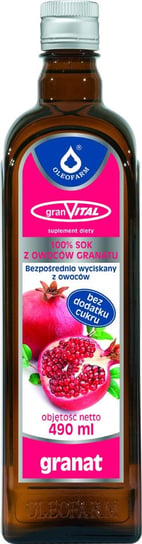 Granvital, sok z owoców granatu, suplement diety, 490 ml Oleofarm