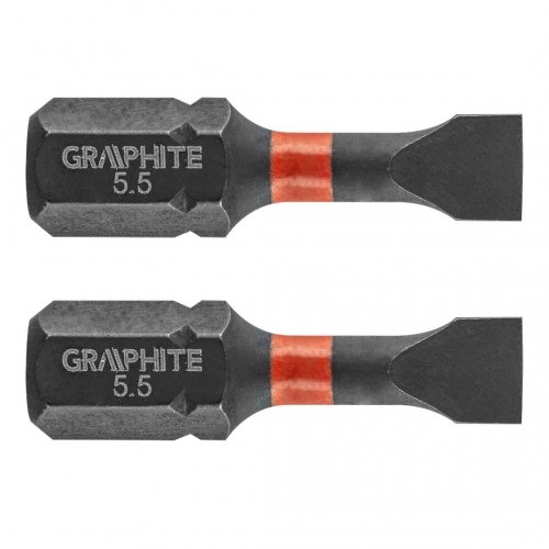 GRAPHITE Bity udarowe SL5.5 x 25 mm, 2 szt. 56H510 Graphite