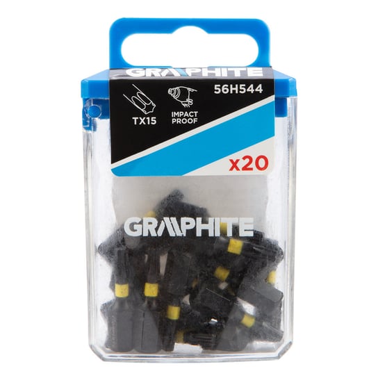 GRAPHITE Bity udarowe TX15 x 25 mm, 20 szt. 56H544 Graphite