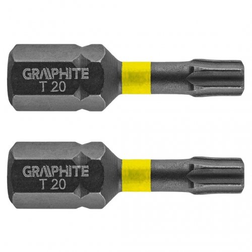 GRAPHITE Bity udarowe TX20 x 25 mm, 2 szt. 56H513 Graphite