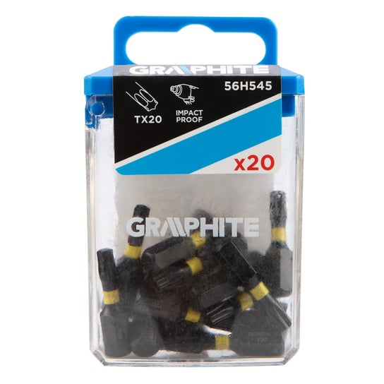 GRAPHITE Bity udarowe TX20 x 25 mm, 20 szt. 56H545 Graphite