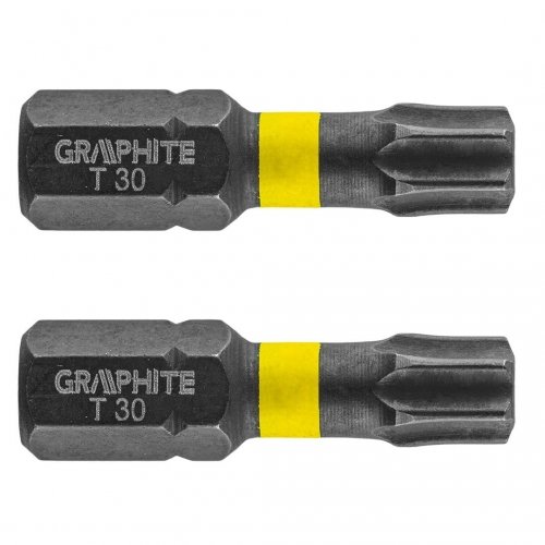 GRAPHITE Bity udarowe TX30 x 25 mm, 2 szt. 56H516 Graphite