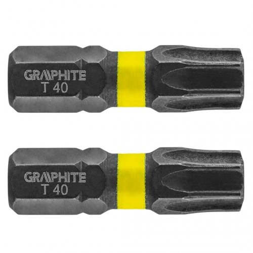 GRAPHITE Bity udarowe TX40 x 25 mm, 2 szt. 56H517 Graphite