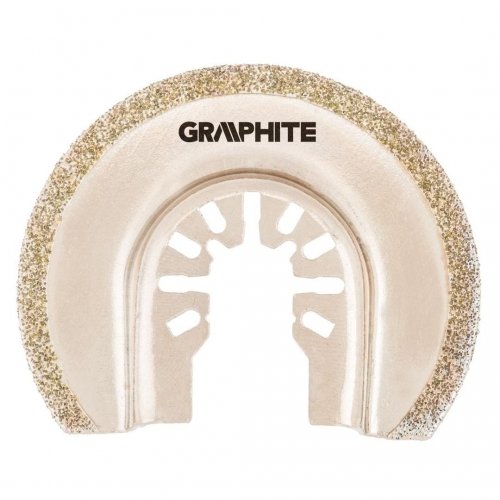 GRAPHITE Tarcza półokrągła do ceramiki, 65 mm, galwaniczne pokrycie nasypem diamentowym 56H063 Graphite