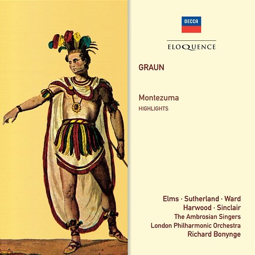 Graun: Montezuma / Act 1 - “Se il dovere in quest'addio” Lauris Elms, London Philharmonic Orchestra, Richard Bonynge