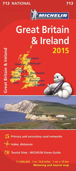 Great Britain & Ireland 2015. Mapa 1:1 000 000 Opracowanie zbiorowe