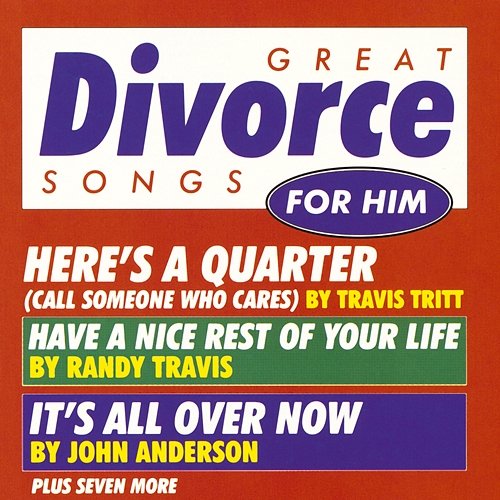 Great Divorce Songs For Him/Various Artists Great Divorce Songs For Him