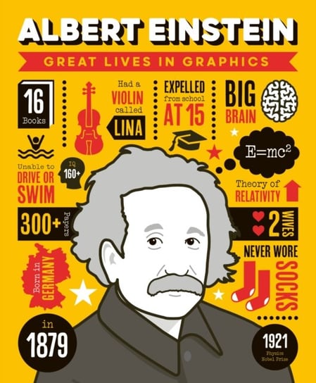 Great Lives In Graphics Albert Einstein Opracowanie zbiorowe