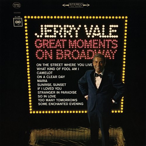 Great Moments on Broadway Jerry Vale