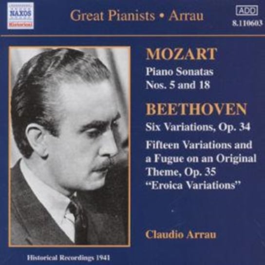 Great Pianists Edition - Claudio Arrau (Aufnahmen 1941) Arrau Claudio