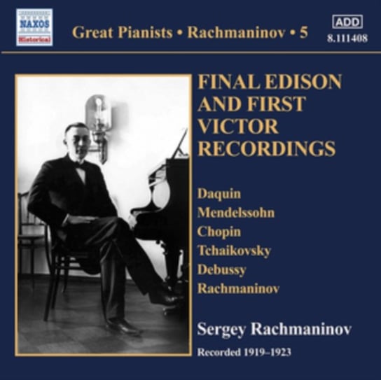 Great Pianists - Rachmaninov Solo Piano Recordings. Volume 5 Rachmaninov Sergei