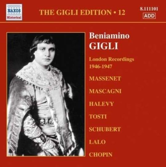 Great Singers. Volume 12 Gigli Beniamino