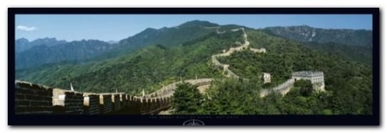 Great Wall Of China plakat obraz 95x33cm Wizard+Genius