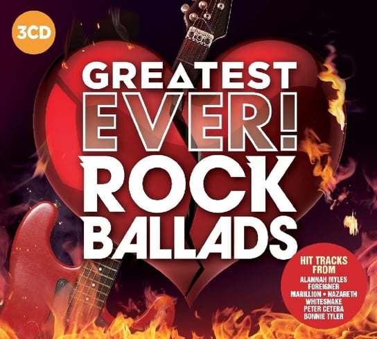 Greatest Ever Rock Ballads 3CD Box Marillion, Scorpions, Whitesnake, Rainbow, Uriah Heep, Moore Gary, Moyet Alison, Crow Sheryl, Foreigner, Kravitz Lenny, Nazareth