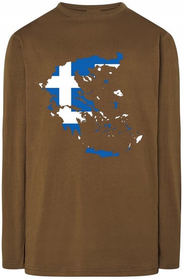 Grecja Flaga Bluza Longsleeve Modna Rozm.3XL Inna marka