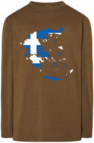 Grecja Flaga Bluza Longsleeve Modna Rozm.XS Inna marka