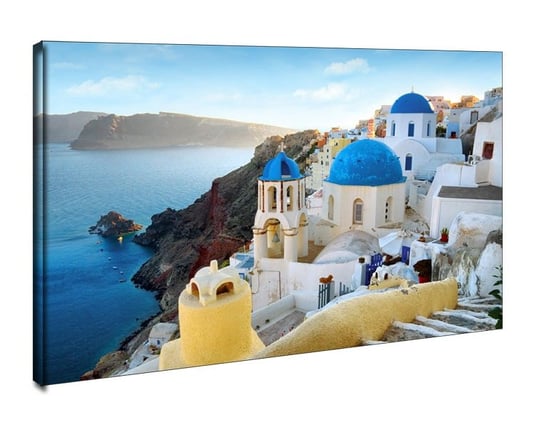 Grecja, Santorini, Oia - obraz na płótnie 120x90 cm Galeria Plakatu
