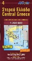 Greece Central 1 : 200 000 Road Editions