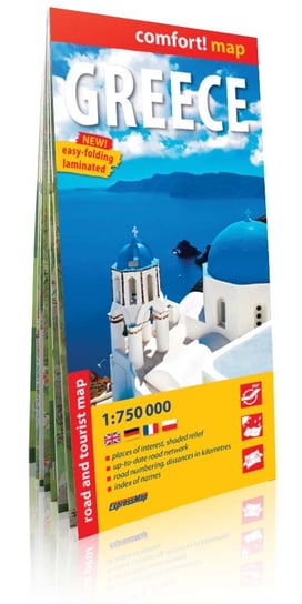 Greece. Mapa turystyczna 1:750 000 Opracowanie zbiorowe