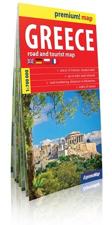 Greece. Road and Tourist Map 1:700 000 Expressmap Polska Sp. z o.o.