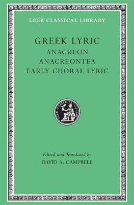 Greek Lyric Anacreon