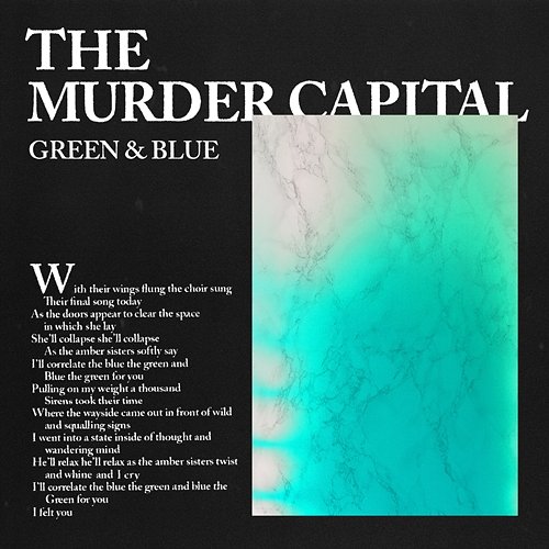 Green & Blue The Murder Capital