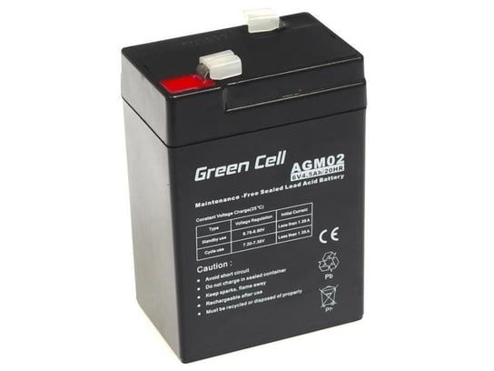GREEN CELL AKUMULATOR ŻELOWY AGM02 6V 4,5AH Green Cell