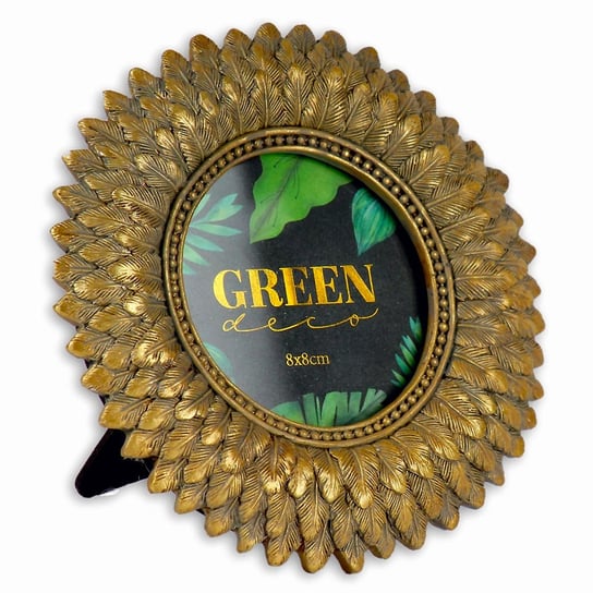 Green Deco, Ramka Sunny Gold, 14x2 cm Empik