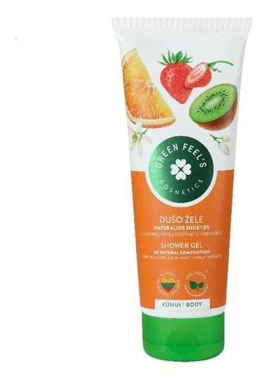 Green Feel'S Kremowy żel pod prysznic z ekstraktami owocowymi 250ml Green Feel's