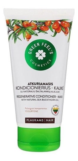 Green Feel'S Regenerująca odżywka - maska do włosów z naturalnym olejem rokitnika 150ml Green Feel's