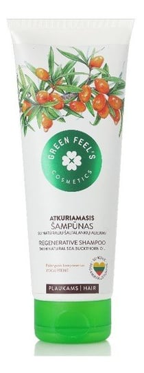 Green Feel's, regenerujący szampon do włosów z naturalnym olejem rokitnika, 250 ml Green Feel's